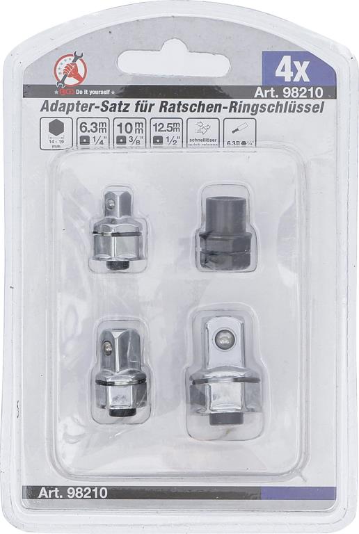 Kit de adaptadores para pontas de chave de caixa BGS DIY ref. 98210