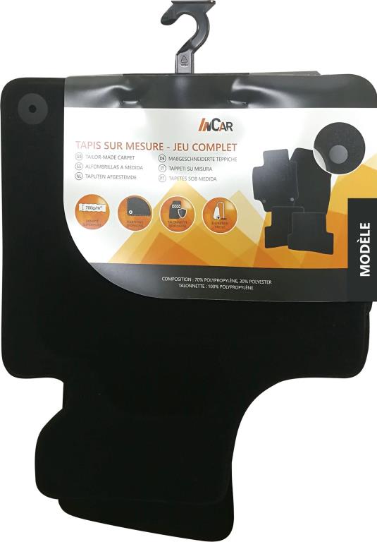 Tapis de sol sur mesure (Tapis de voiture) INCAR ref. 930003