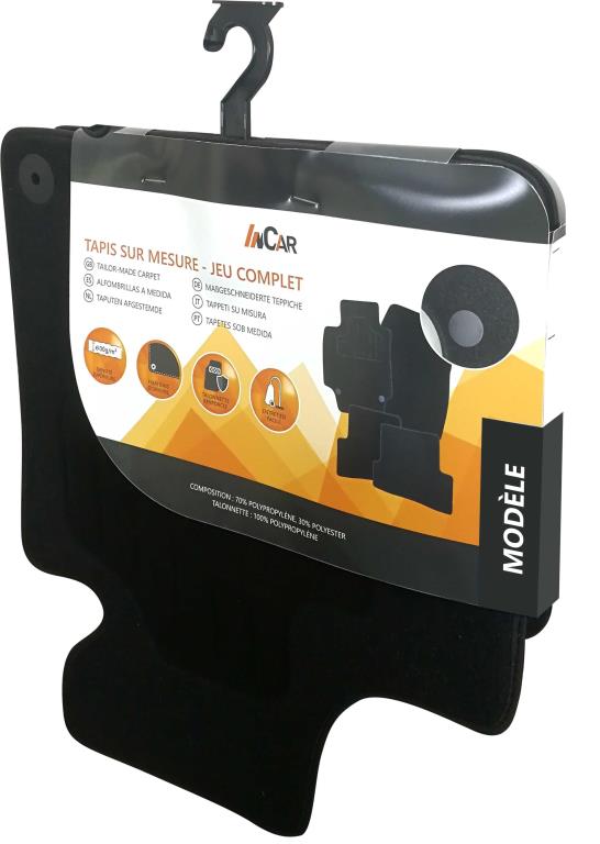 Tapis de sol sur mesure (Tapis de voiture) INCAR ref. 930003