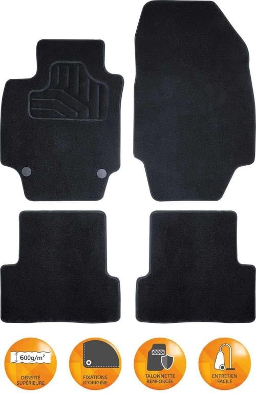 Tapis de sol sur mesure (Tapis de voiture) INCAR ref. 930270
