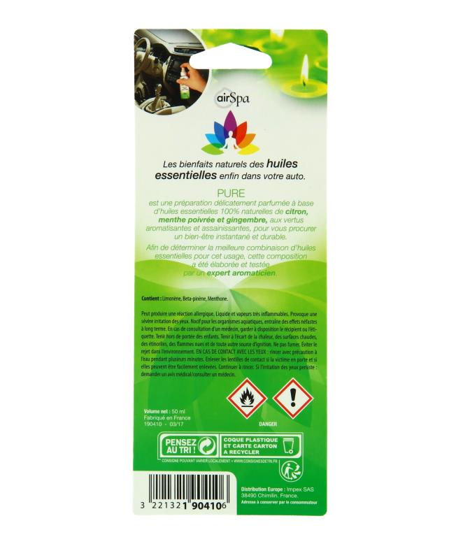 Diffuseur parfum AIR SPA ref. 190410