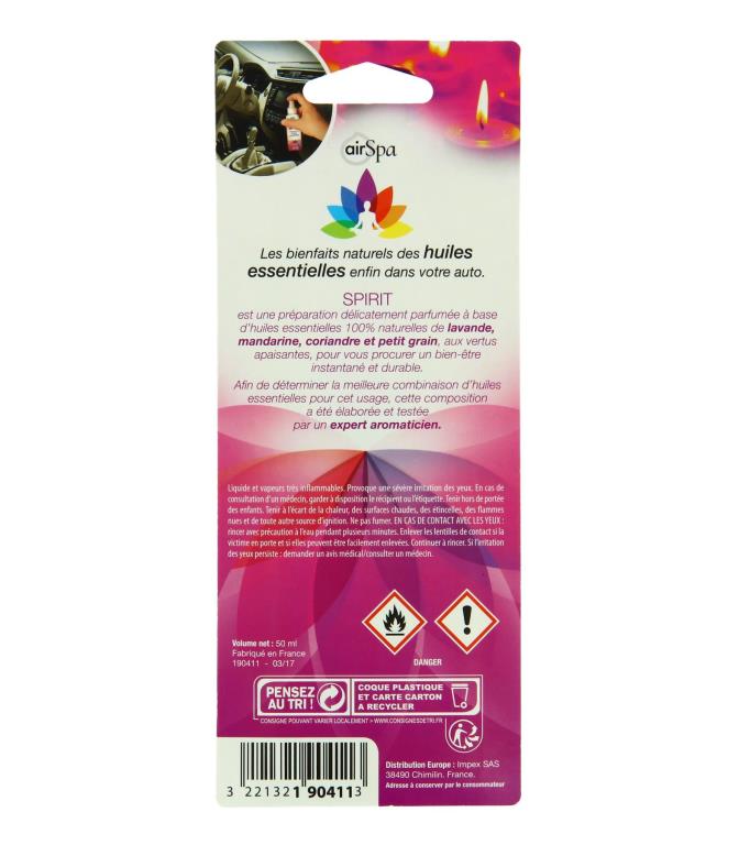 Diffuseur parfum AIR SPA ref. 190411