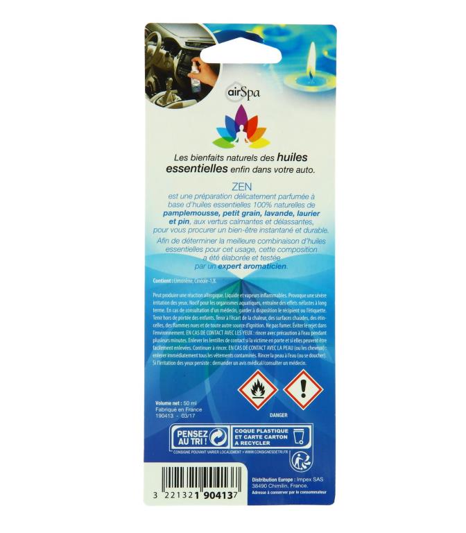 Diffuseur parfum AIR SPA ref. 190413