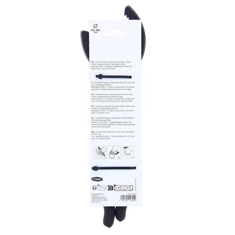Chave de filtro de óleo PRECISION STEEL ref. 211304