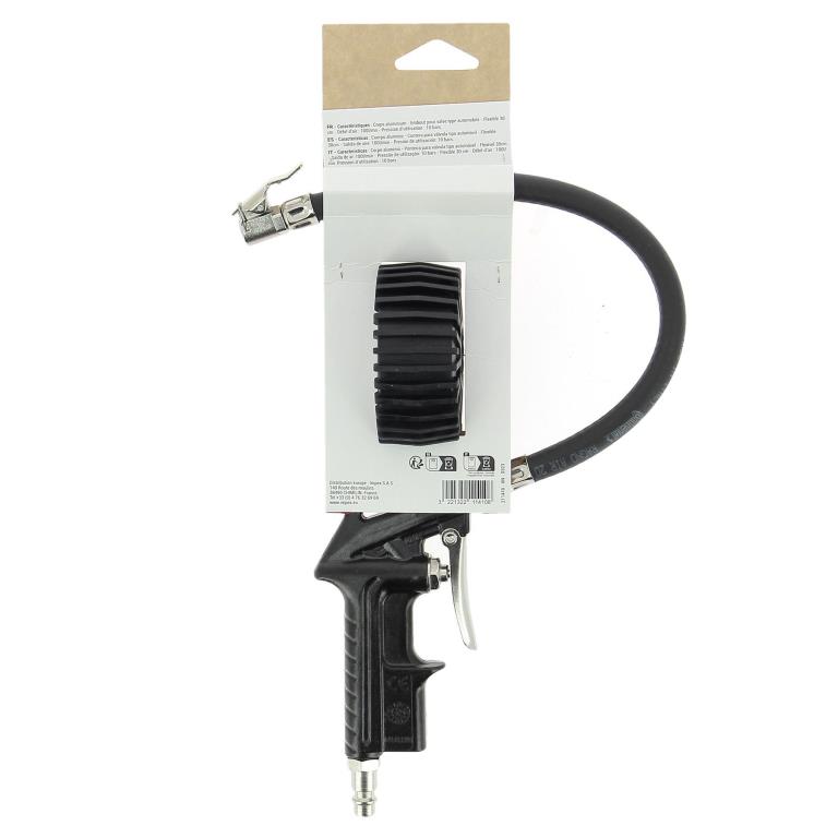 Gonfleur - manomètre gradué (Gonfleur pneus) PRECISION STEEL ref. 211410