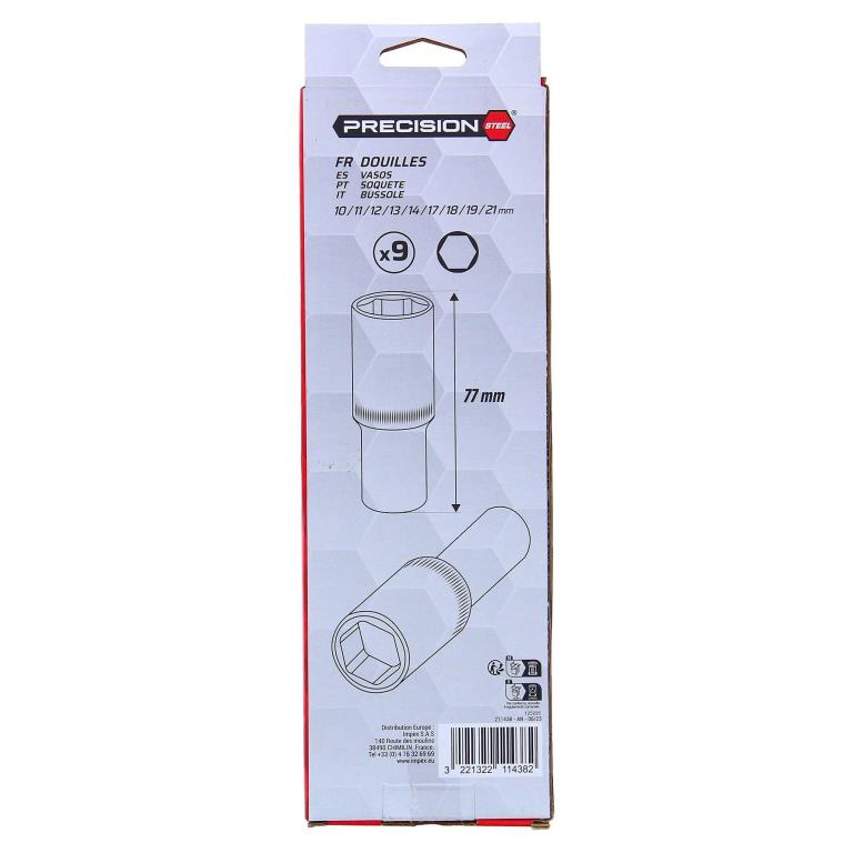 Douille à chocs PRECISION STEEL 211438