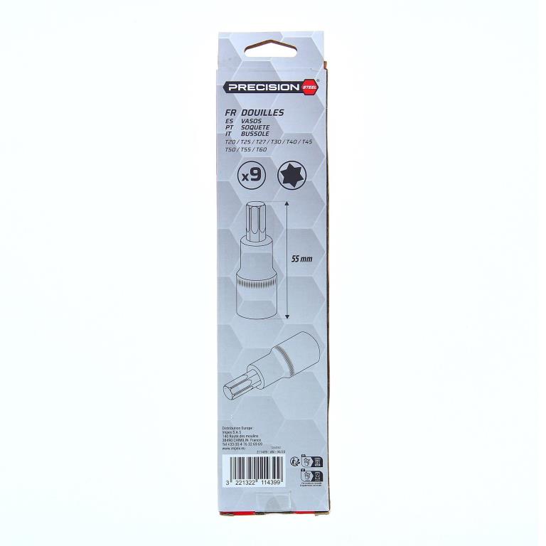 Douille standard 1/2' PRECISION STEEL 211439