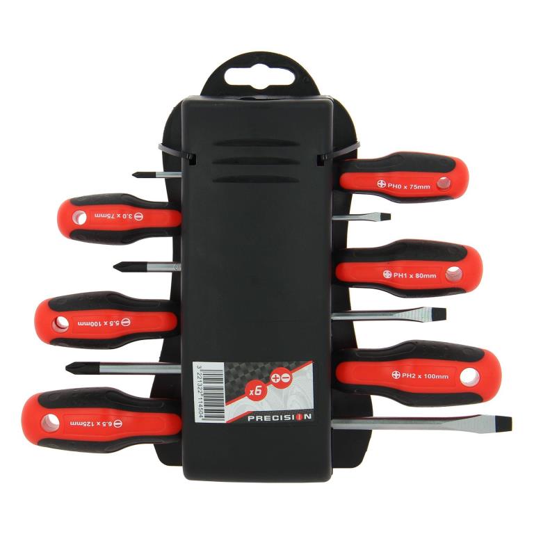 Jeu de tournevis PRECISION STEEL ref. 211450