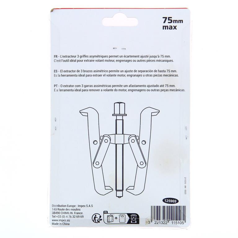 Removedor de cubos de massa inercial PRECISION STEEL ref. 211510