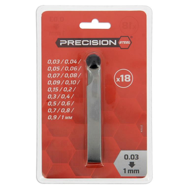 Jauge d'épaisseur , lamelles PRECISION STEEL 211514