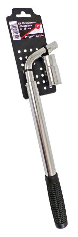 Clé démonte-roue télescopique PRECISION STEEL ref. 211342