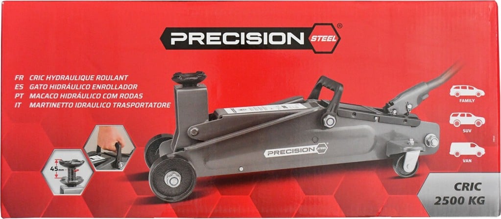 Cric (Hydraulique de voiture) PRECISION STEEL 211363