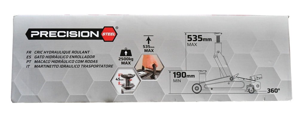 Cric (Hydraulique de voiture) PRECISION STEEL 211363