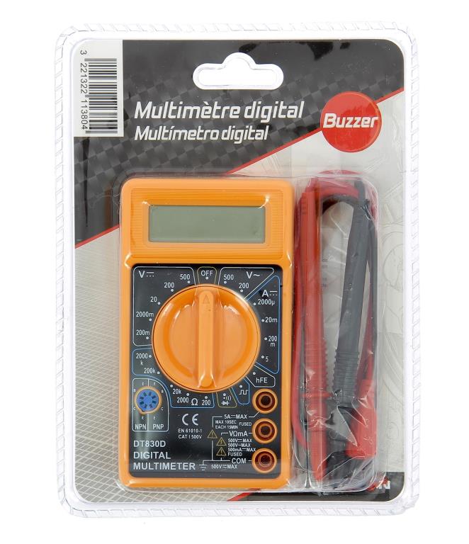 Multímetro digital PRECISION STEEL ref. 211380