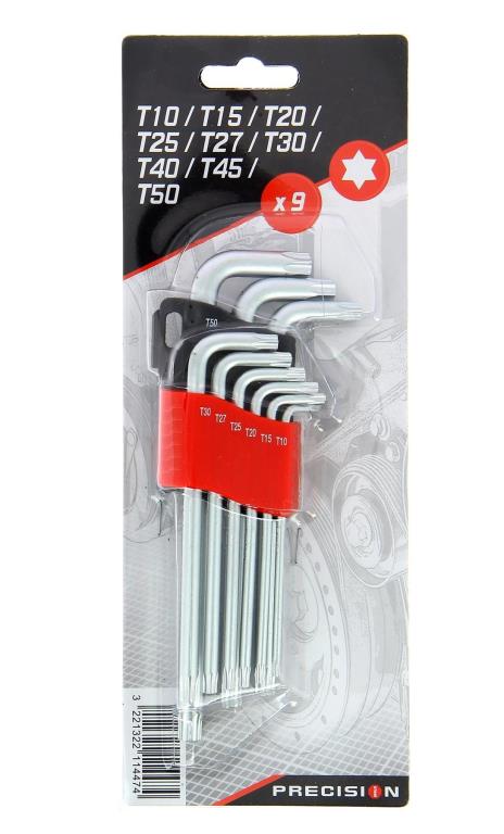 Jeux de clés mâles Torx - Allen PRECISION STEEL ref. 211447