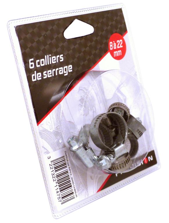 Collier de serrage pour durite PRECISION STEEL ref. 211475