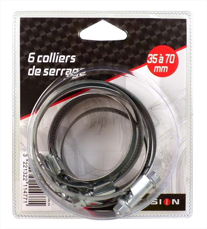Collier de serrage pour durite PRECISION STEEL ref. 211477