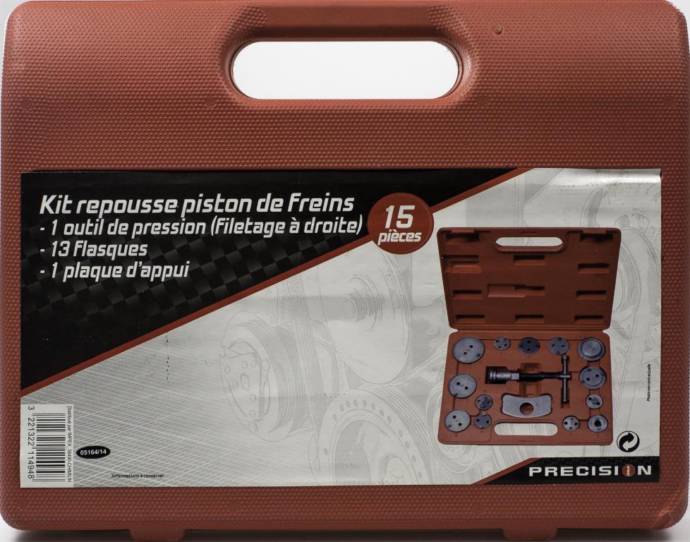 Repousse piston étrier (Coffret de repousse piston d'étrier de frein) PRECISION STEEL 211494
