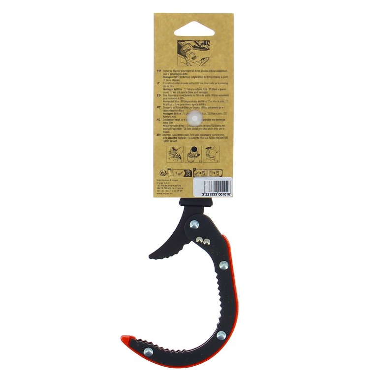 Chave de filtro de óleo PRECISION STEEL ref. 300101