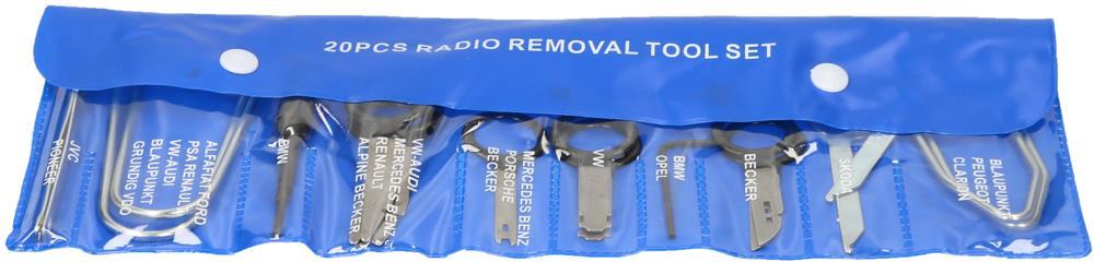 Kit démontage auto radio BRILLANT TOOLS ref. BT511200