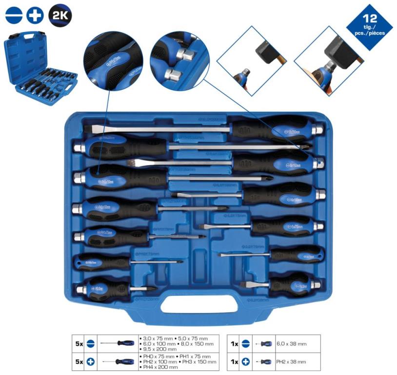 Coffret de tournevis BRILLANT TOOLS BT034012