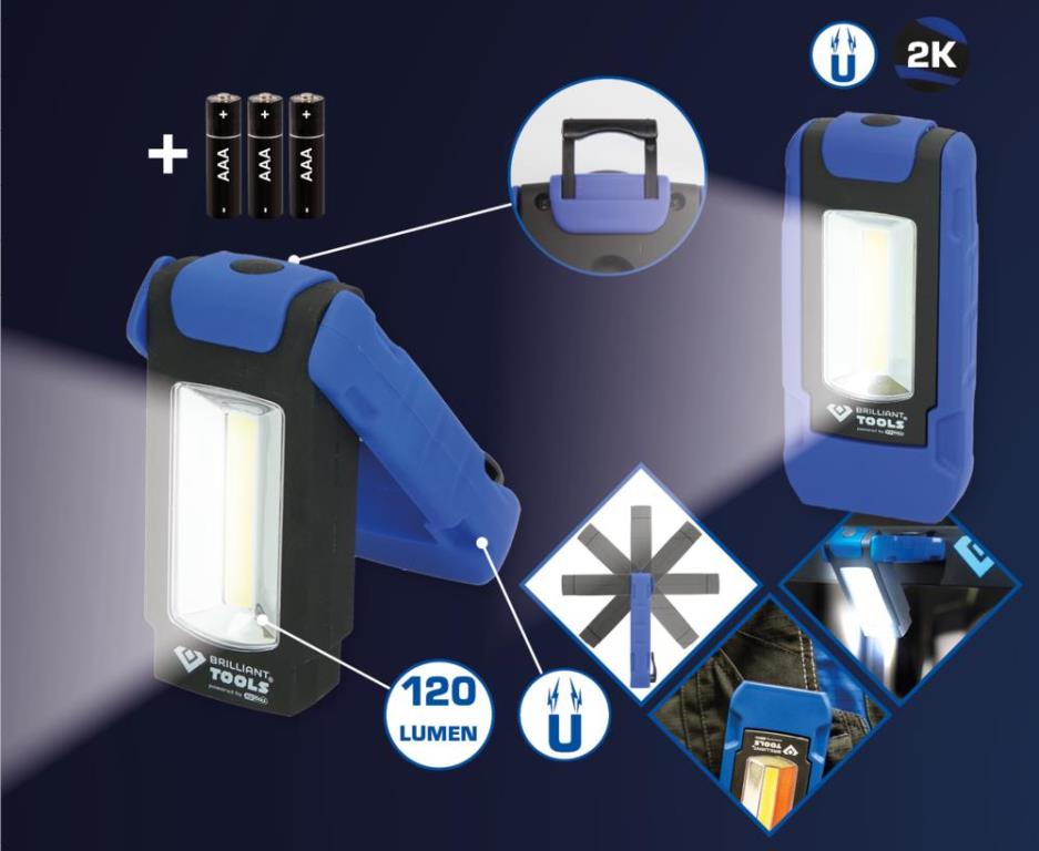 Lampe à LED BRILLANT TOOLS  ref. BT131910