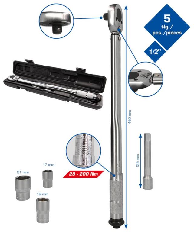Clé dynamométrique BRILLANT TOOLS BT142005
