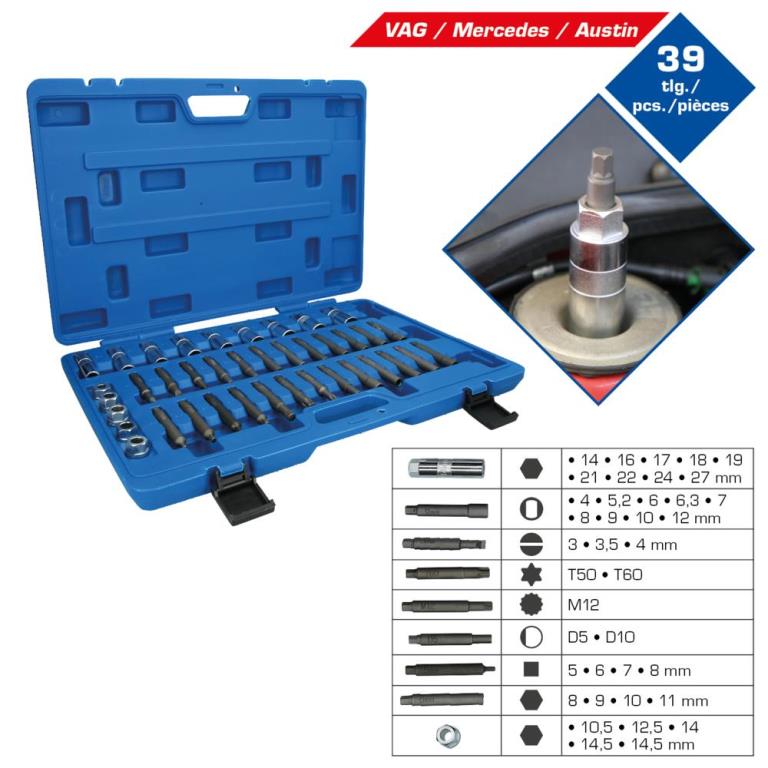 Coffret démonte amortisseur BRILLANT TOOLS ref. BT651050