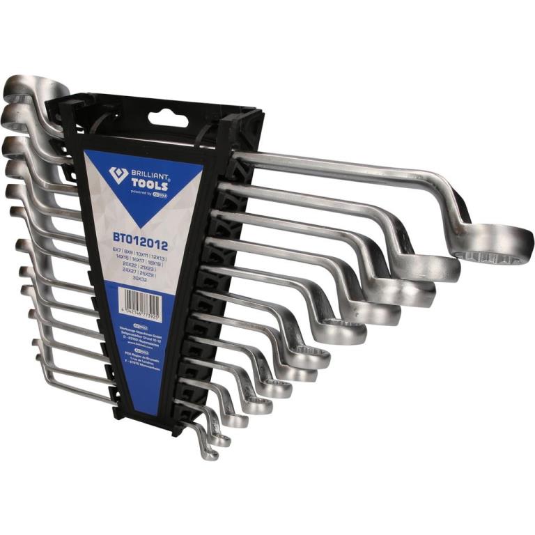 Jeu de clés polygonales BRILLANT TOOLS BT012012
