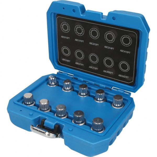 Coffret de douilles 1/2 extraction goujons roues antivol BRILLANT TOOLS BT691310