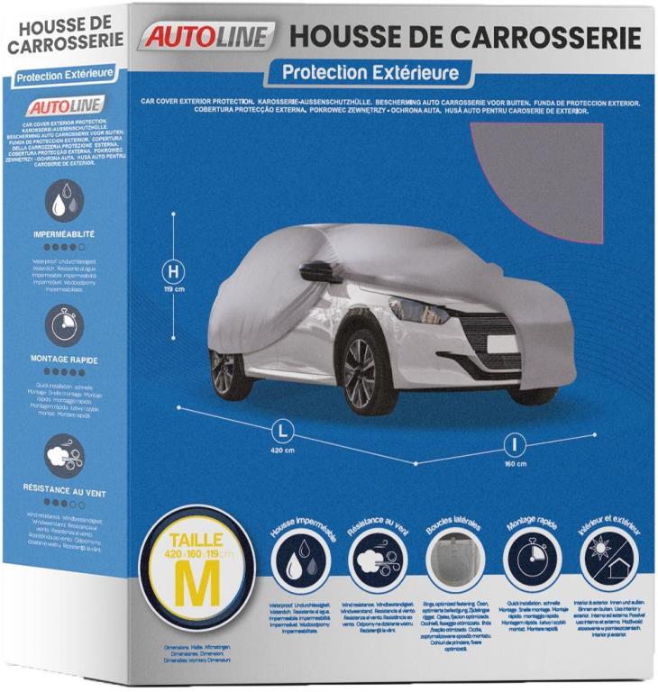 Bâche de protection voiture (Housse de protection voiture) AUTOLINE ref. 932915