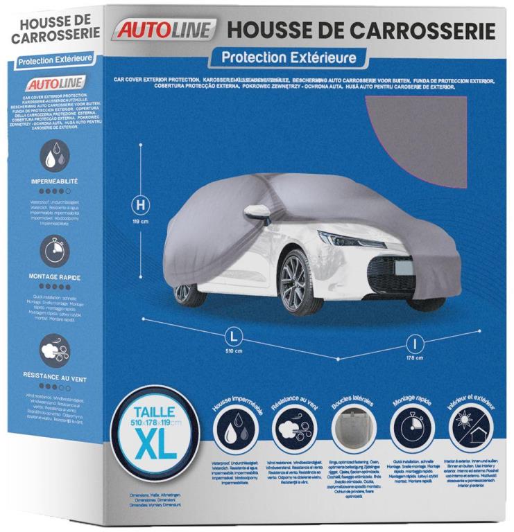 Bâche de protection voiture (Housse de protection voiture) AUTOLINE 932917