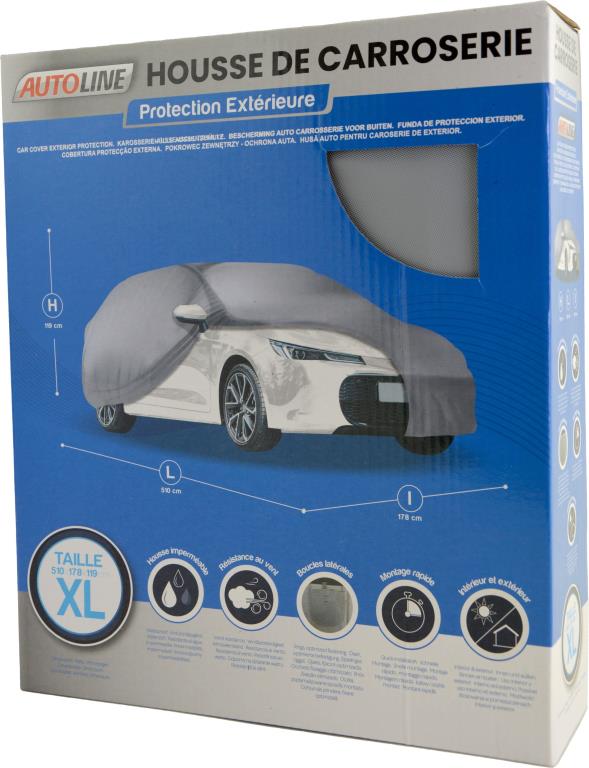 Bâche de protection voiture (Housse de protection voiture) AUTOLINE 932917