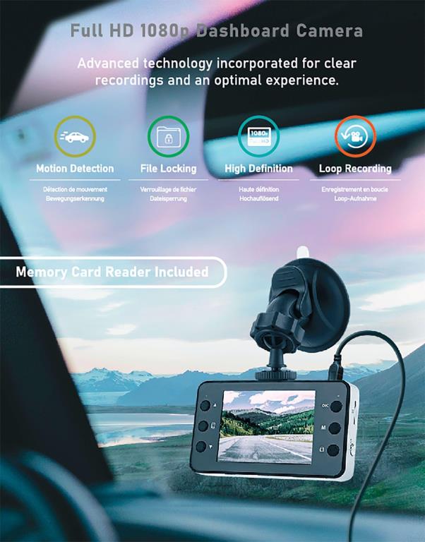 Dashcam (Caméra embarquée) GADJET ref. 12862