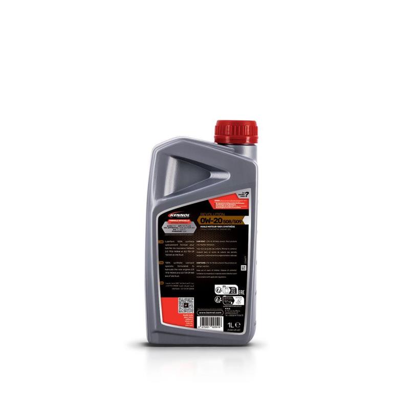 Huile moteur KENNOL 0W-20 508/509 REVOLUTION 1L - ref. 192551