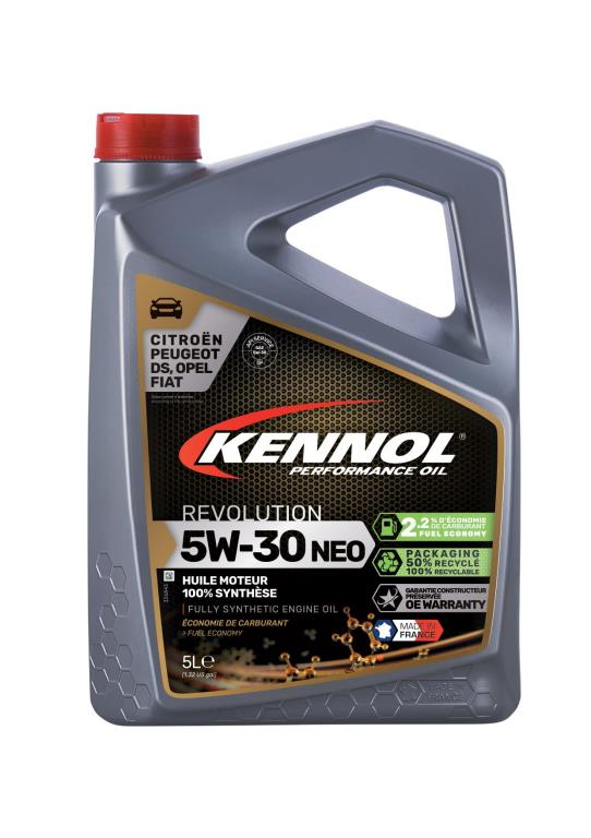 Óleo motor KENNOL KENNOL REVOLUTION 5W-30 NEO 5L - ref. 192393