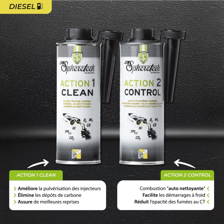 Additif Carburant Diesel (Nettoyant injecteur diesel) SPHERETECH  ref. 22800