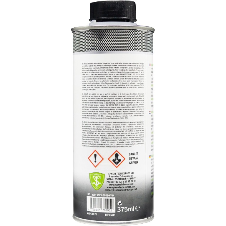 Additif Carburant Essence (Additif réservoir à carburant) SPHERETECH ref. 22804