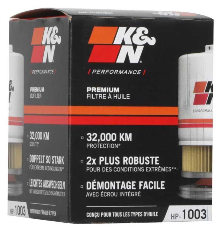Filtro de óleo K&N Engineering, Inc. ref. HP-1003
