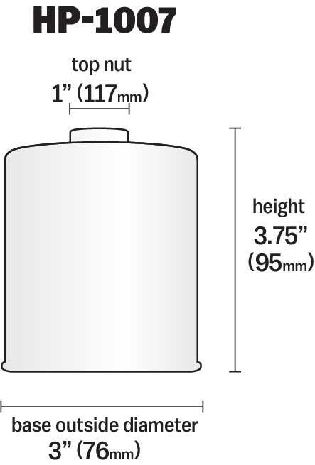 Filtre à huile K&N Engineering, Inc. ref. HP-1007