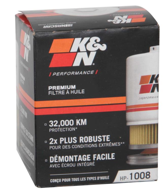 Filtro de óleo K&N Engineering, Inc. ref. HP-1008