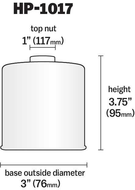 Filtre à huile K&N Engineering, Inc. ref. HP-1017