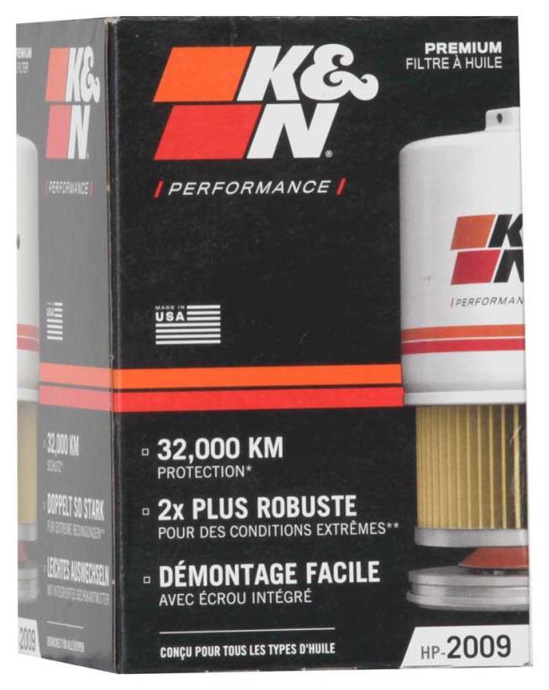 Filtro de óleo K&N Engineering, Inc. ref. HP-2009