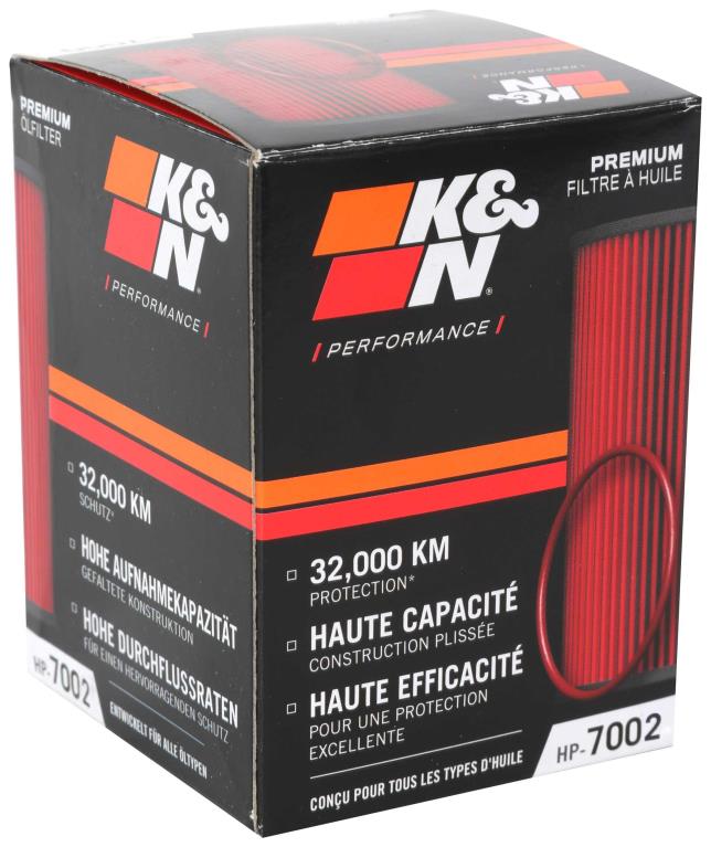 Filtro de óleo K&N Engineering, Inc. ref. HP-7002