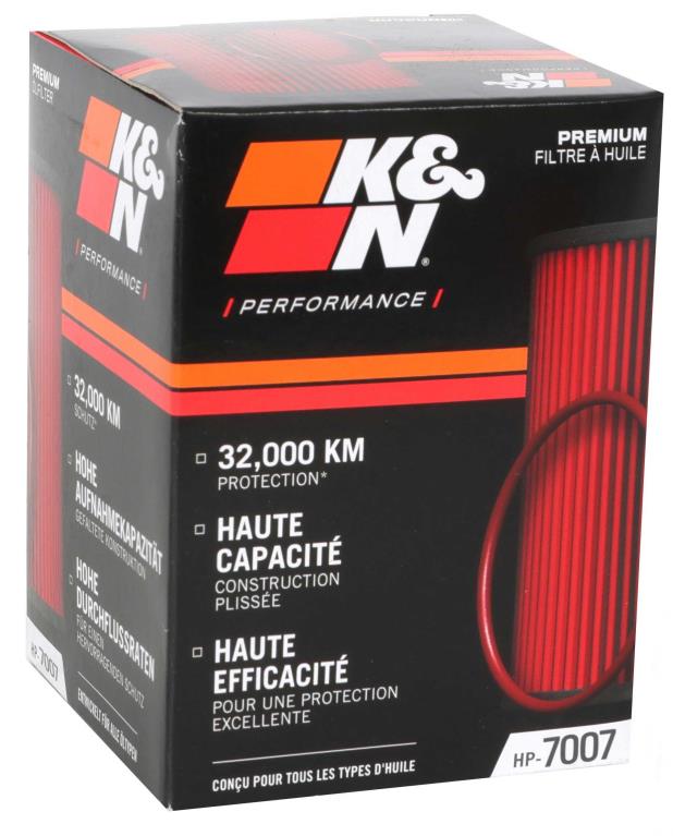 Filtre à huile K&N Engineering, Inc. ref. HP-7007