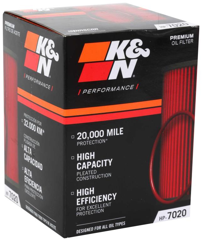 Filtro de óleo K&N Engineering, Inc. ref. HP-7020