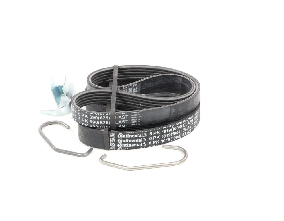 Juego de correas auxiliares servicios CONTITECH ref. 6PK1019 ELAST T1