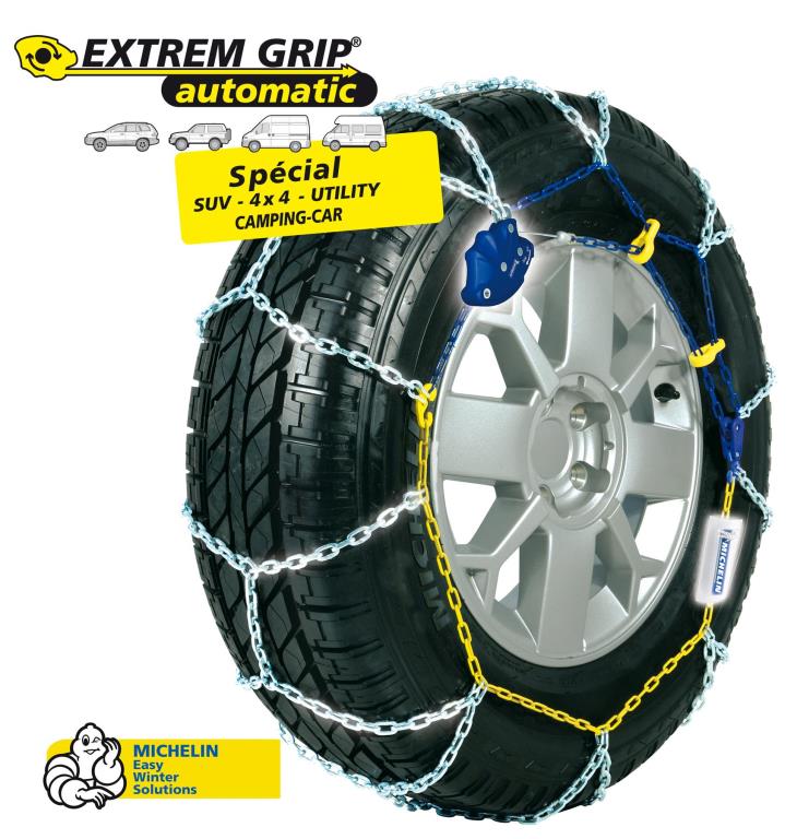 Chaînes neige (Chaussettes neige) MICHELIN MICHELIN Extrem Grip Automatique 4x4 - ref. 007873