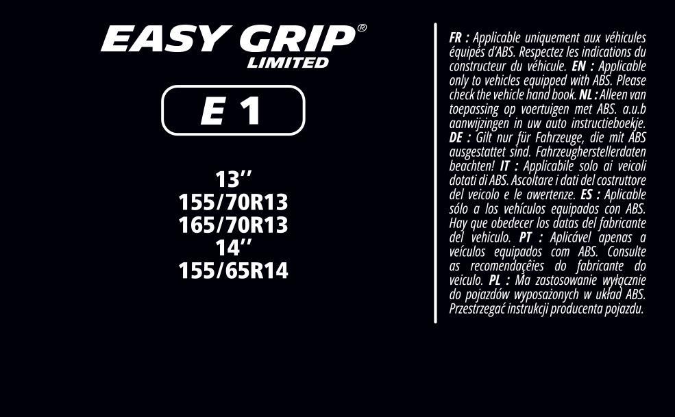 Chaînes neige (Chaussettes neige) MICHELIN MICHELIN Easy Grip e-Limited - ref. 008321