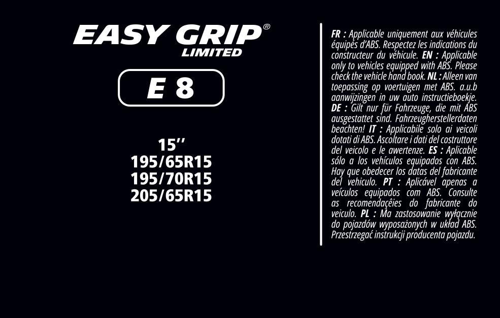 Chaînes neige (Chaussettes neige) MICHELIN MICHELIN Easy Grip e-Limited - ref. 008328